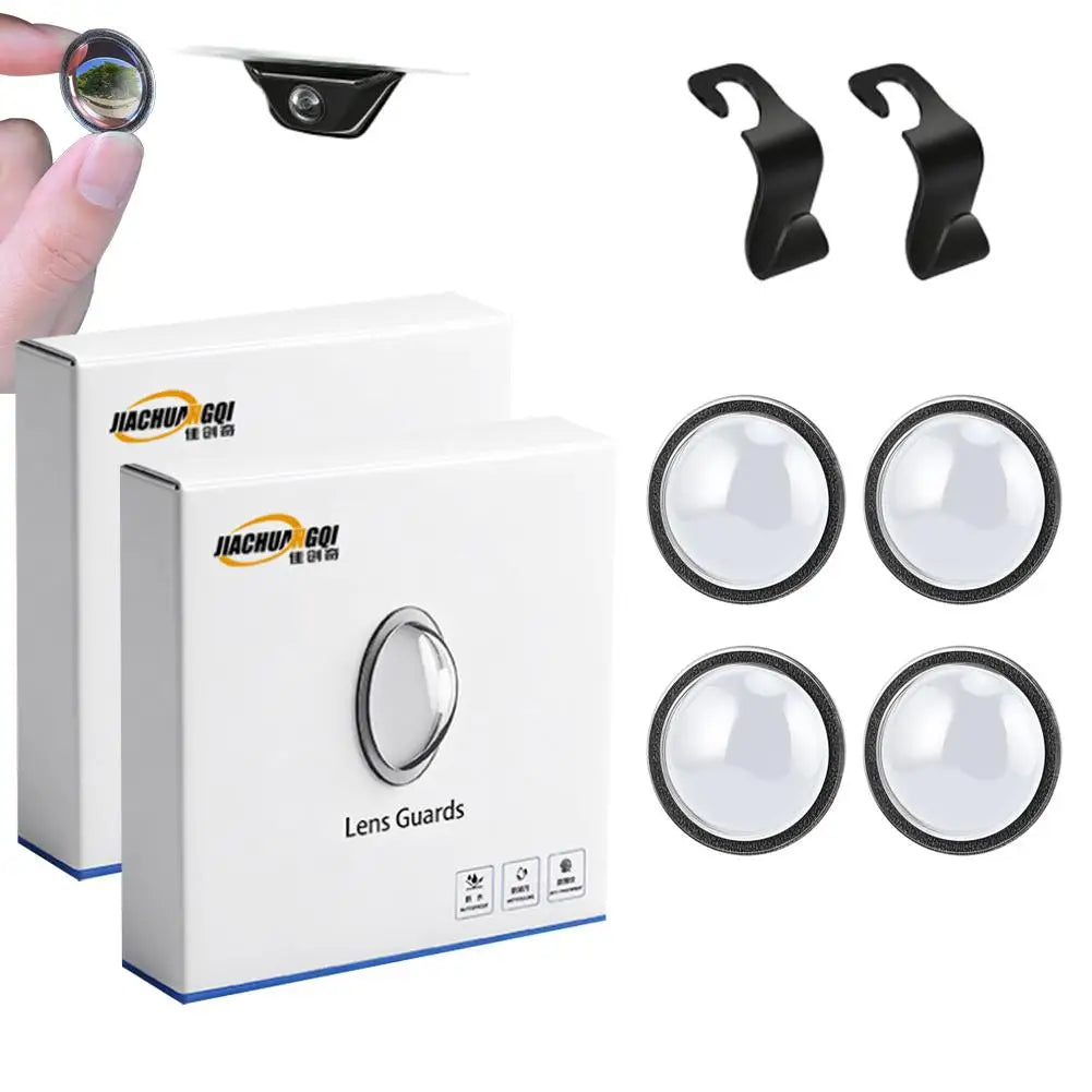 Car Camera Lens Guards for Backup Cameras 360° Protection Cover Front Bumper Camera Anti-Fog Clear View Protective Covers Peaceful Pleasures Health and Wellness 2 box