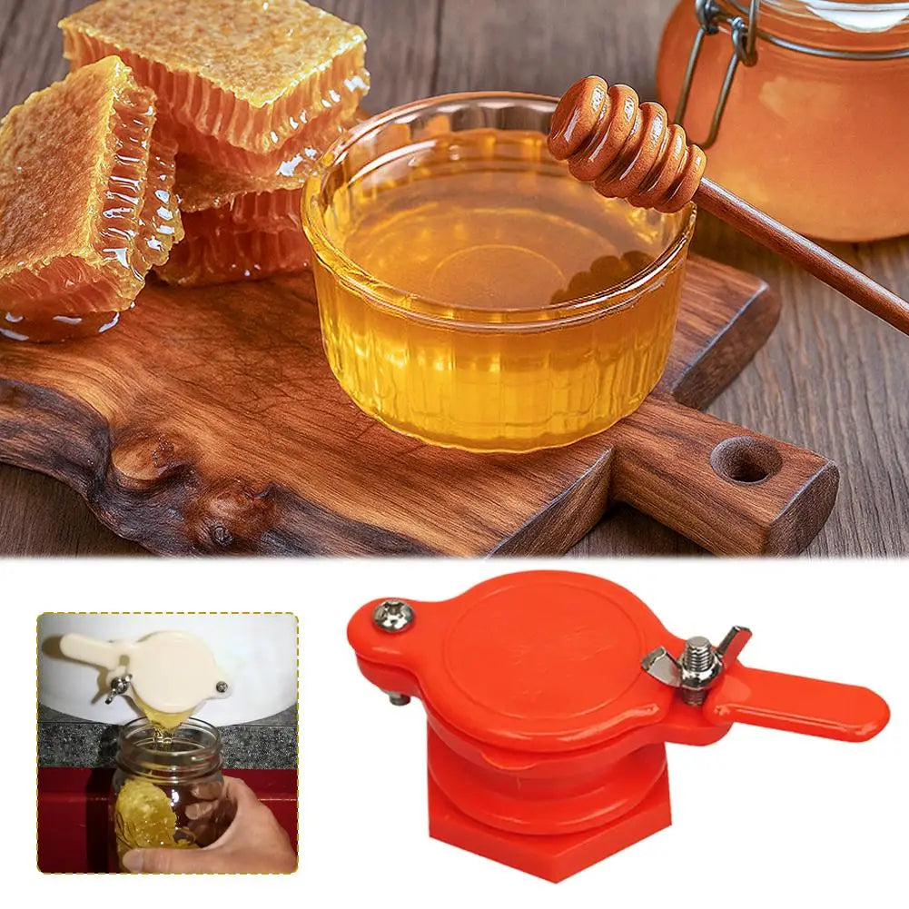 Bee Honey Faucet Gate Valve Extractor High-strength Nylon Flow Honey Mouth Healthy Safe Separator Beekeeping Tool Accessories Peaceful Pleasures Health and Wellness