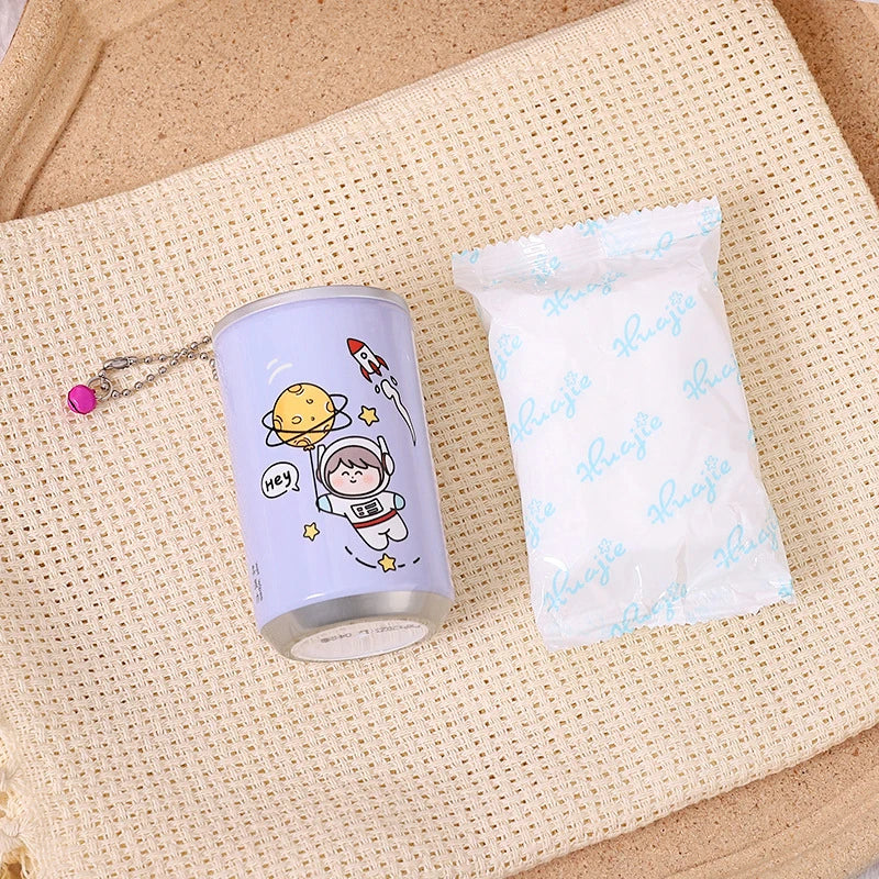 Portable Cartoon Canned Wet Wipes for Kids – 30 Sheets