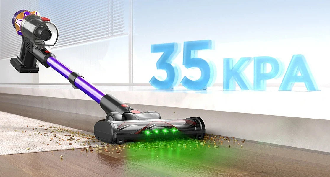 GUOHE 550W Cordless Handheld Vacuum – 35000Pa HEPA Pet Hair