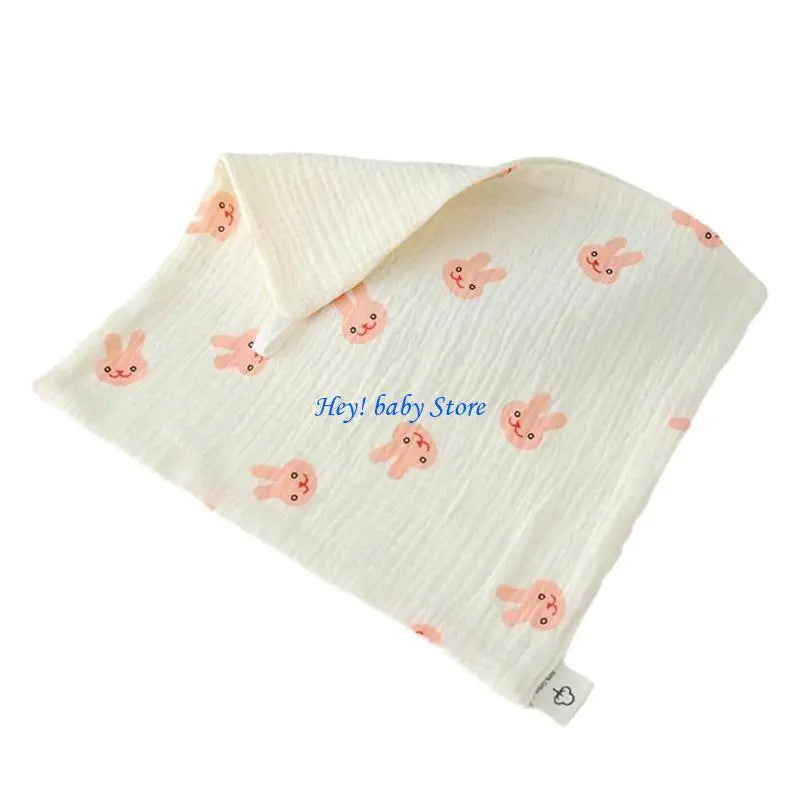 4-Layer Baby Square Face Towel | Soft Cotton 27x27cm Infant