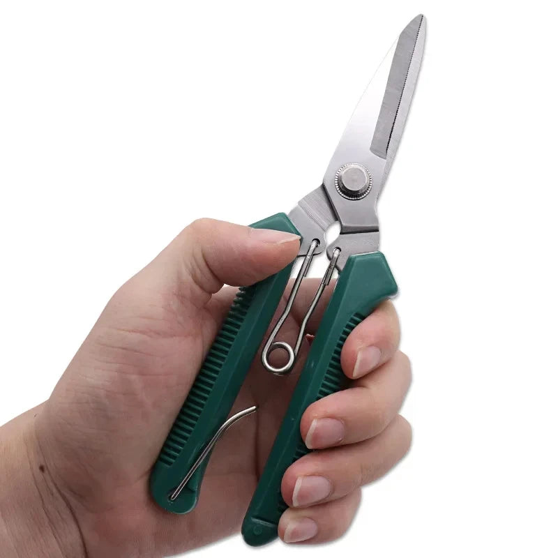 190mm Bonsai Pruning Scissors | Stainless Steel Garden Cutter
