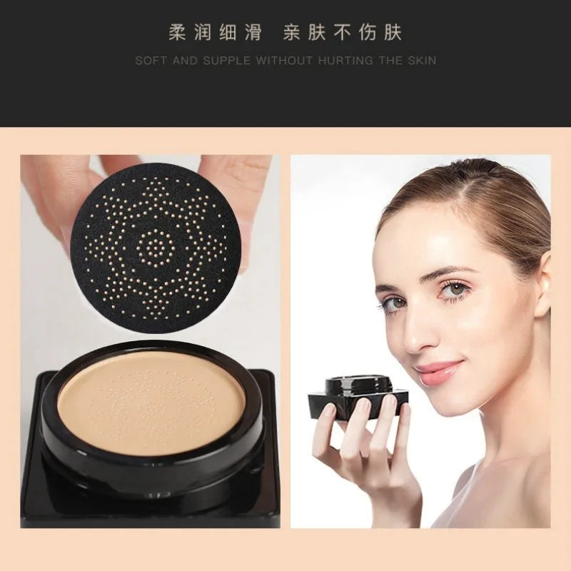 Air Cushion Foundation Concealer Whitening Liquid foundation Waterproof Brighten Face Base Makeup Peaceful Pleasures Health and Wellness