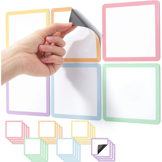 Erasable Magnetic Labels 4 Inches X Suitable Whiteboards Peaceful Pleasures Health and Wellness
