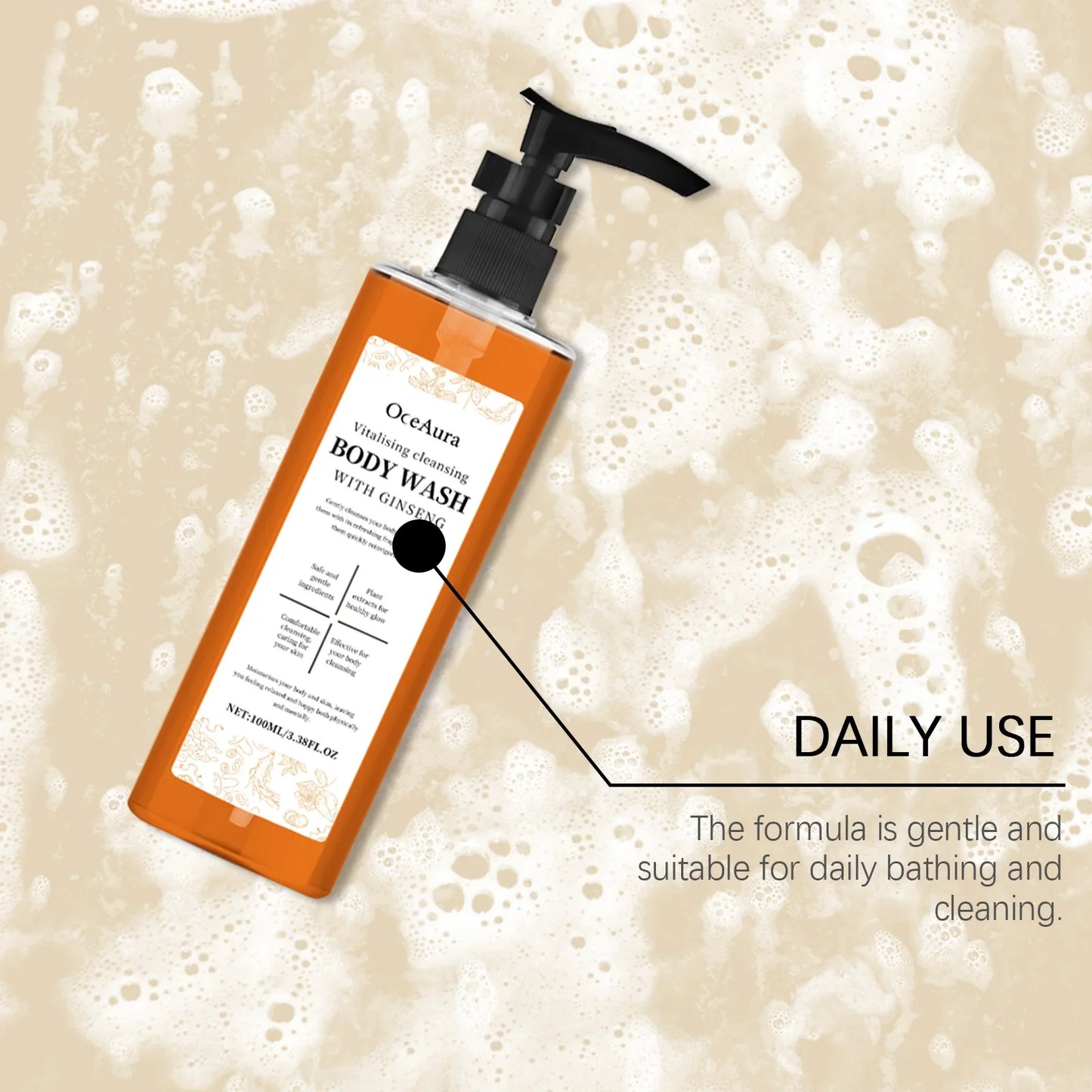 Gentle Moisturizing Body Shower Gel – Hydrating & Refreshing
