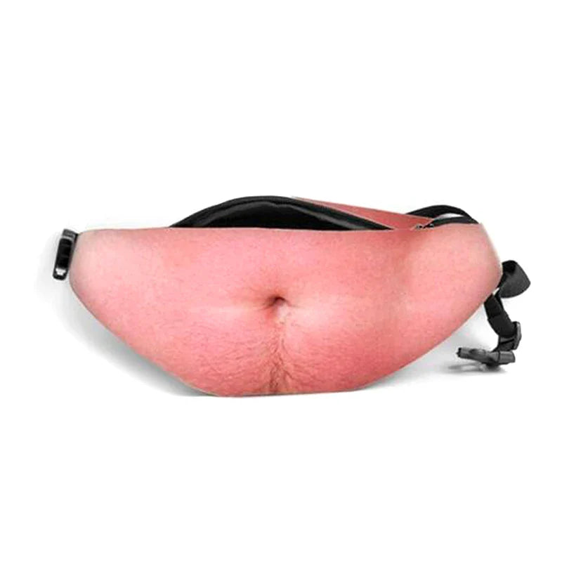 Dad Bod Beer Belly Fanny Pack – Funny Novelty Waist Bag
