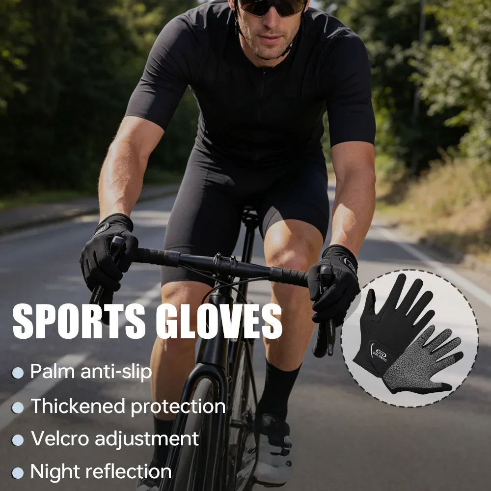 Full Finger Breathable Cycling Gloves – UV & Touchscreen