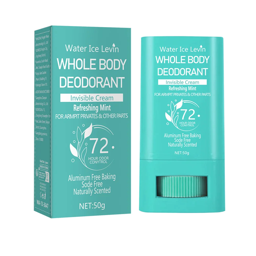 Invisible Whole Body Deodorant Cream Stick – Unisex 50g
