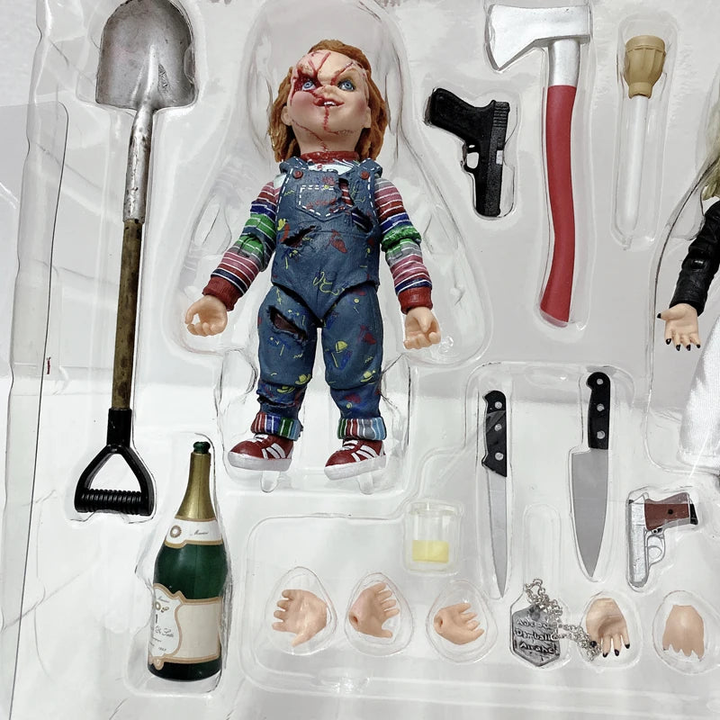 NECA Bride Chucky Tiffany Action Figure Gets Lucky Horror Toys