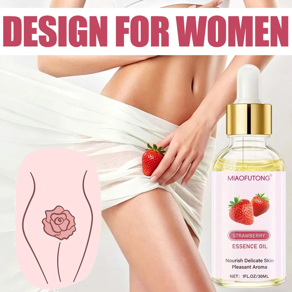 Strawberry Body Massage Oil – Firming & Deep Moisturizing