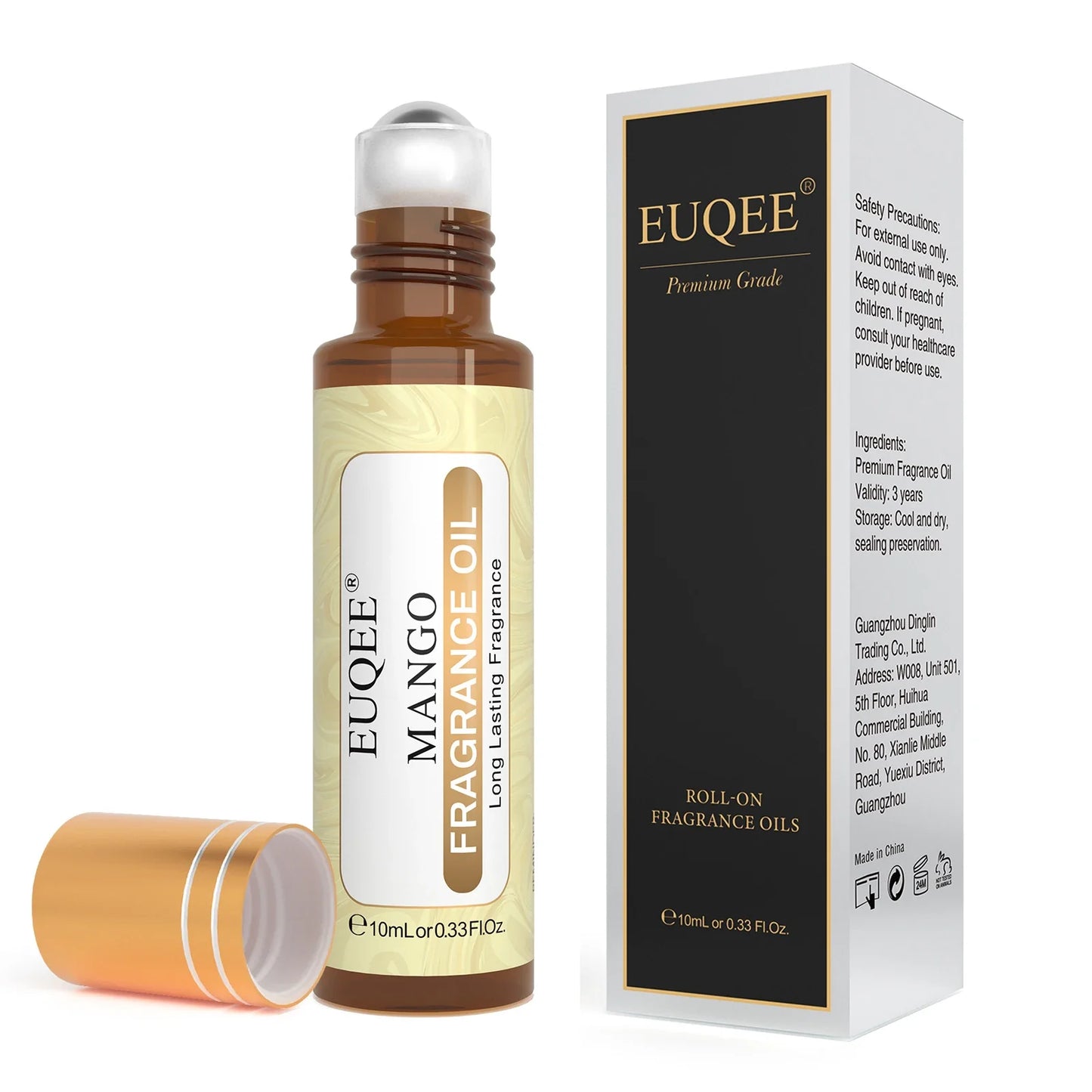 EUQEE 10ml Roll-On Fragrance Oil | Aromatherapy & Candle Making