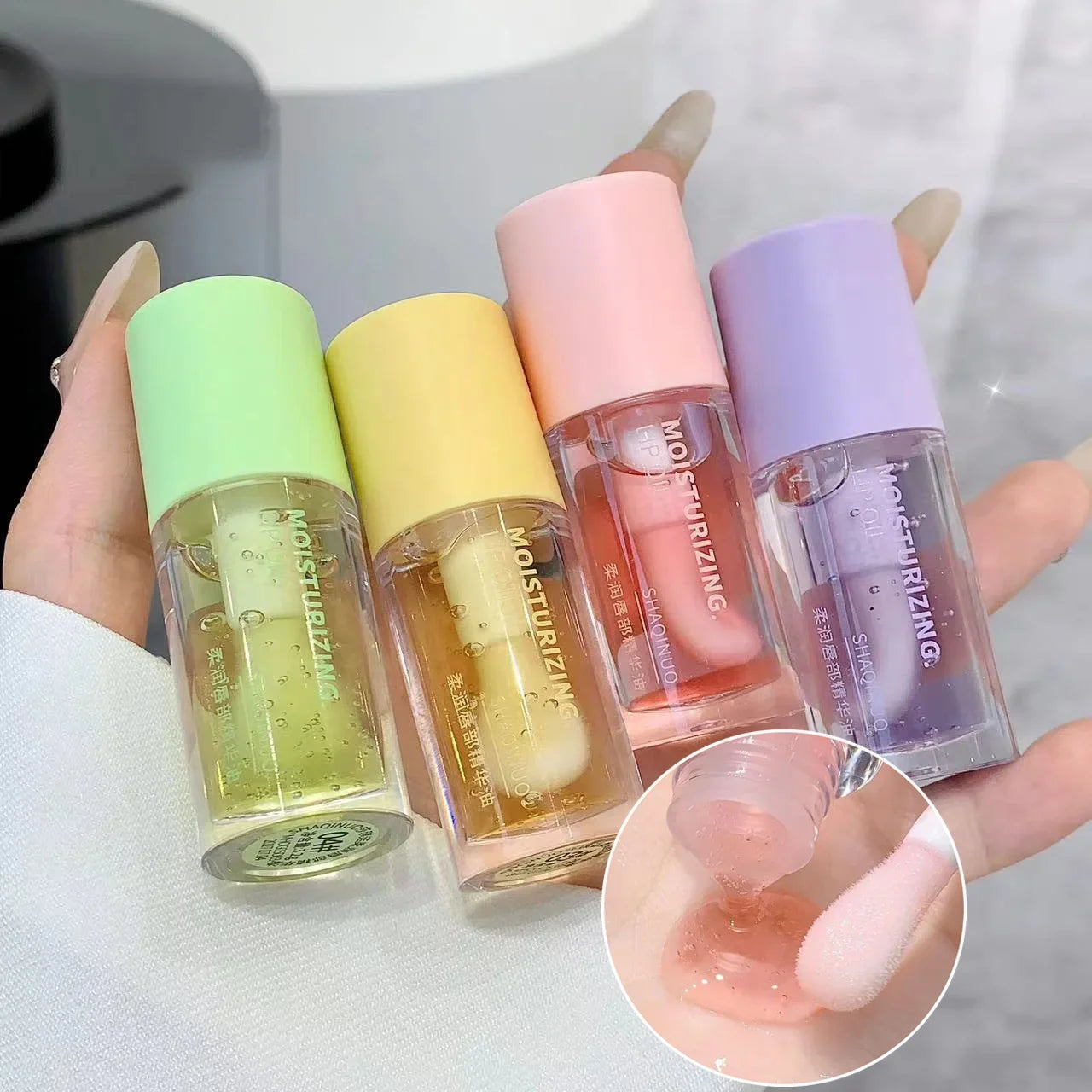 Jasmine Lemon Lip Oil Gloss – Hydrating & Long-Lasting Shine