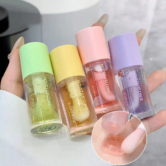 Jasmine Lemon Lip Oil Gloss – Hydrating & Long-Lasting Shine Lip Oil Gloss Peaceful Pleasures Health and Wellness