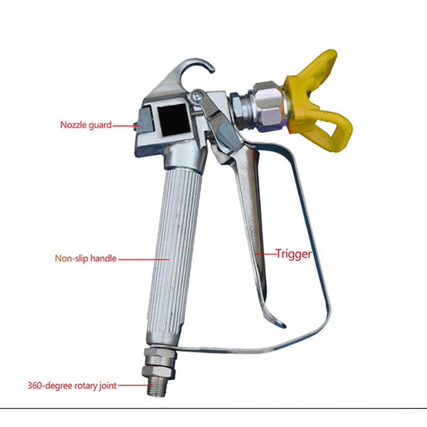 Spray Gun Pressure Airless Car Wall Paint Spraying Machine Nozzle