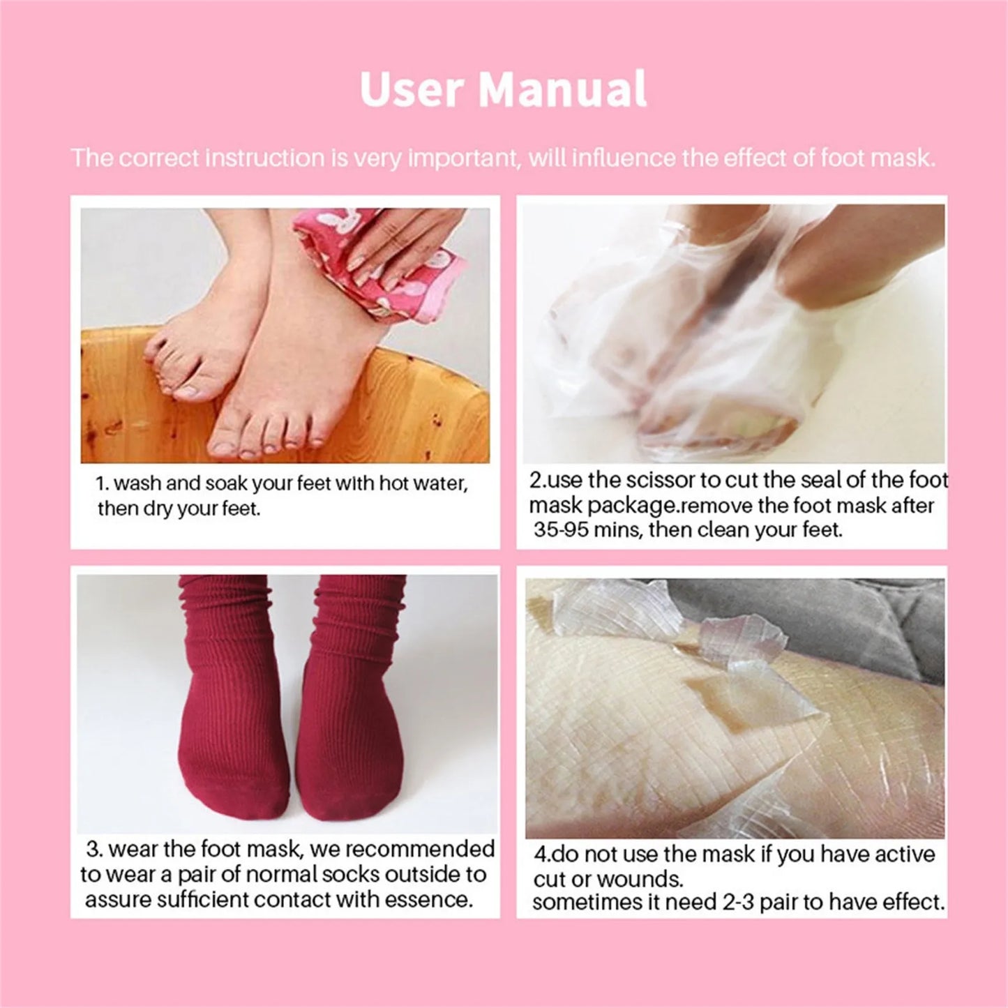 Exfoliating Foot Peel Mask | Dead Skin Remover for Soft Feet