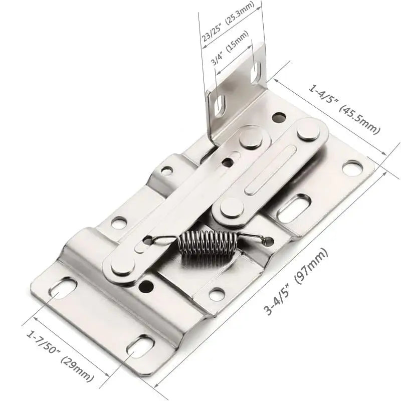 2pcs Self-Closing 45 Degree Pivot Hinge Kitchen Cabinet Tip-Out Trays Hinges For Sink Drawer Bathroom Organizers Shoe Cabinets Peaceful Pleasures Health and Wellness