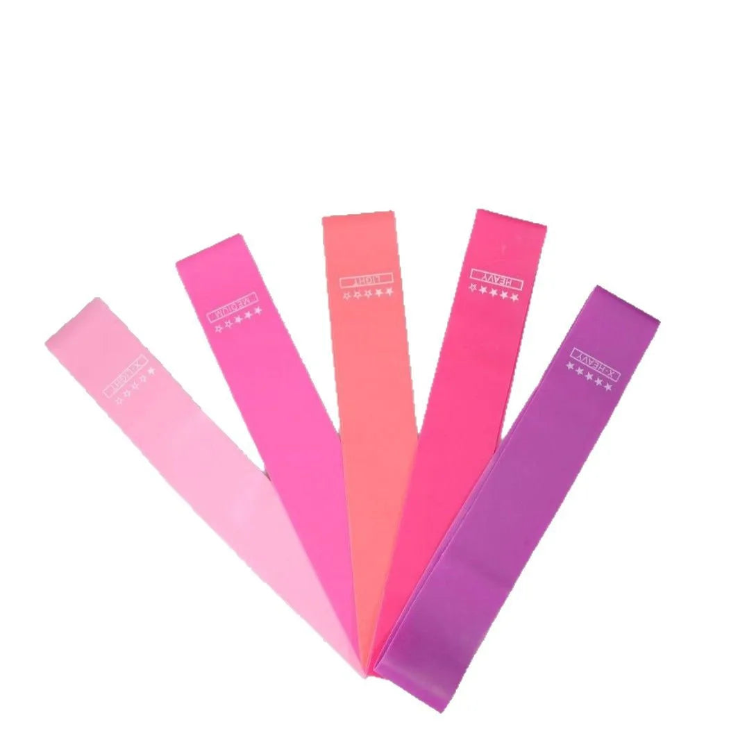 Non Slip TPE Booty Bands Set 5 Glute Resistance Bands For Squat Yoga Leg Workout Home Fitness workout equipments for home gym Peaceful Pleasures Health and Wellness