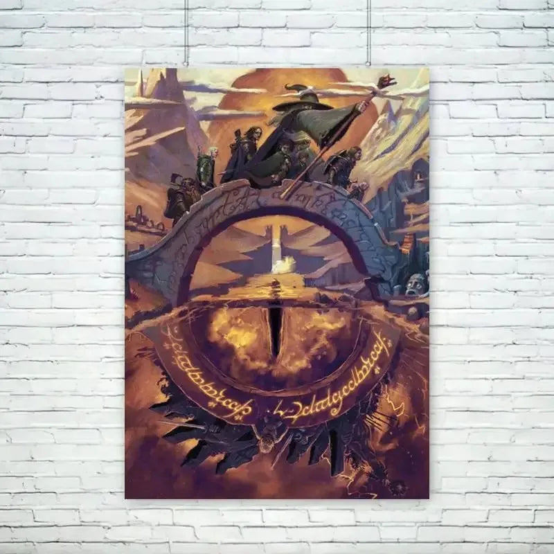T-The L-Lords of The R-Rings Posters and Prints Modern Living Room Wall Art Canvas Painting Autumn Decorative SmallWall Painting Peaceful Pleasures Health and Wellness 40X60CM A7