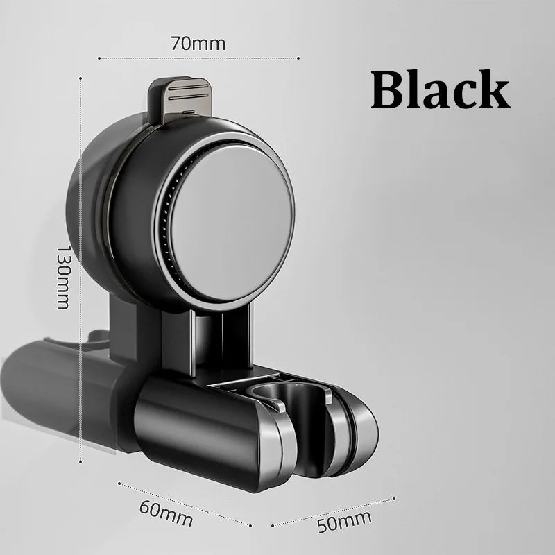 No-Drill Suction Cup Shower Head Bracket – Adjustable Holder
