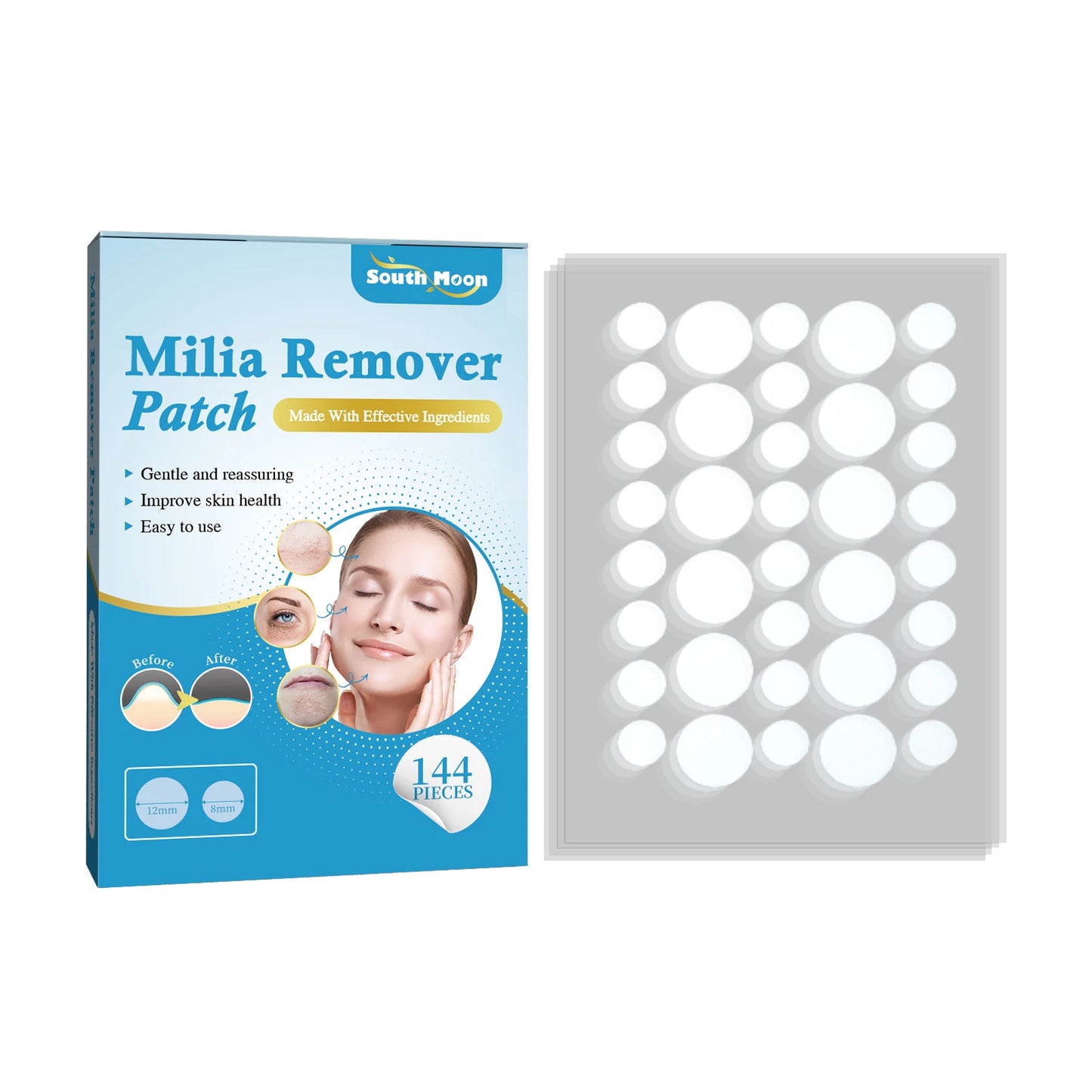 South Moon 144pc Hydrocolloid Blemish Patches | Salicylic & Cica