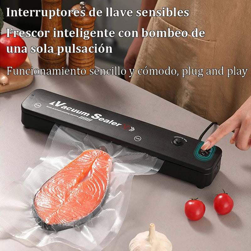 220V/110V Electric Vacuum Sealing Machine Food Saver with Vacuum Bag Link for Fresh Meat Snacks and Household Food Preservation Peaceful Pleasures Health and Wellness