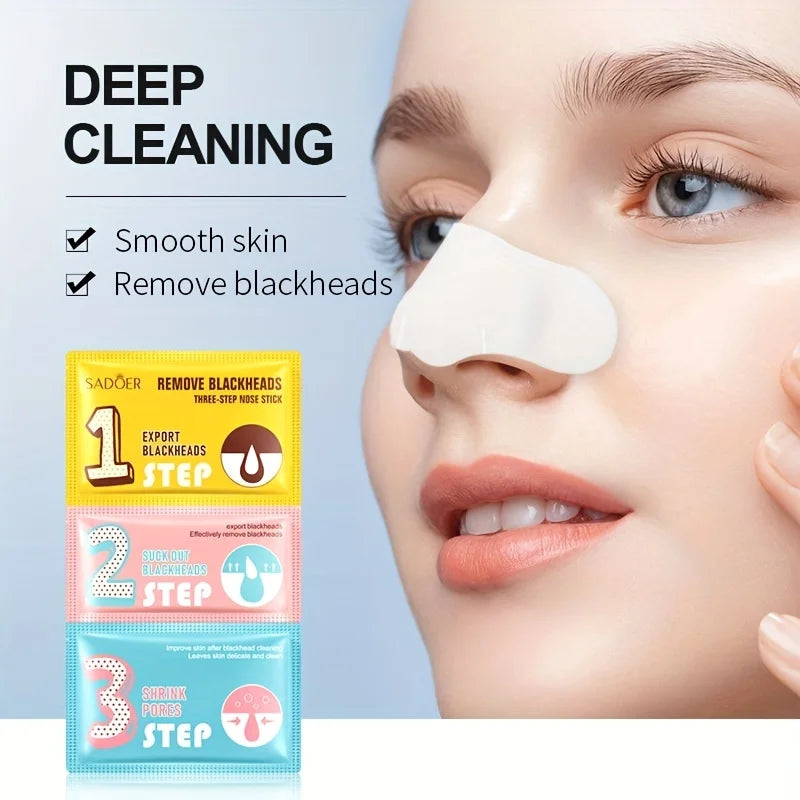 3-Step Blackhead Nose Patch – Cleans & Refines Pores | Oasis