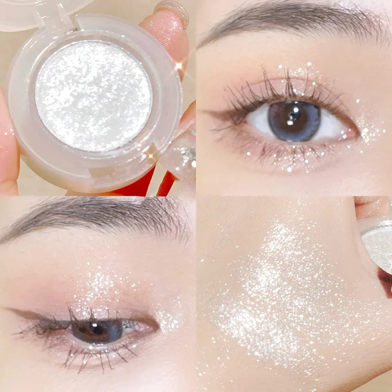 Glitter Eyeshadow Palette | Pearlescent Diamond Shimmer