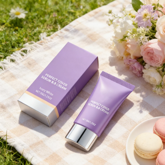 BB Cream Full Coverage Color-Change Waterproof Foundation 35g BB Cream Foundation Peaceful Pleasures Health and Wellness