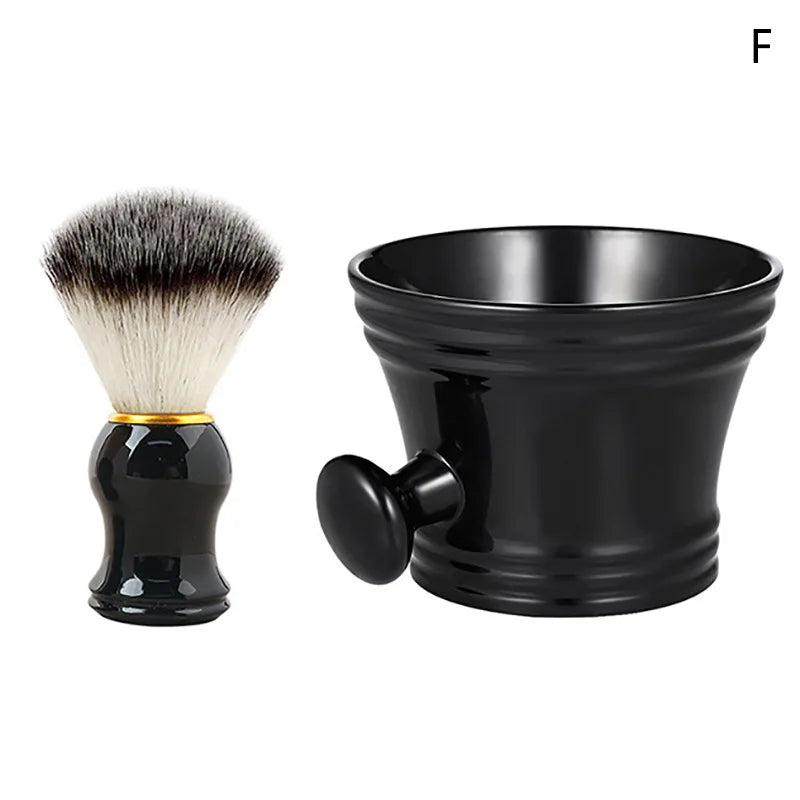 Men's Shaving Brush & Soap Bowl Set – Barber Lather Kit
