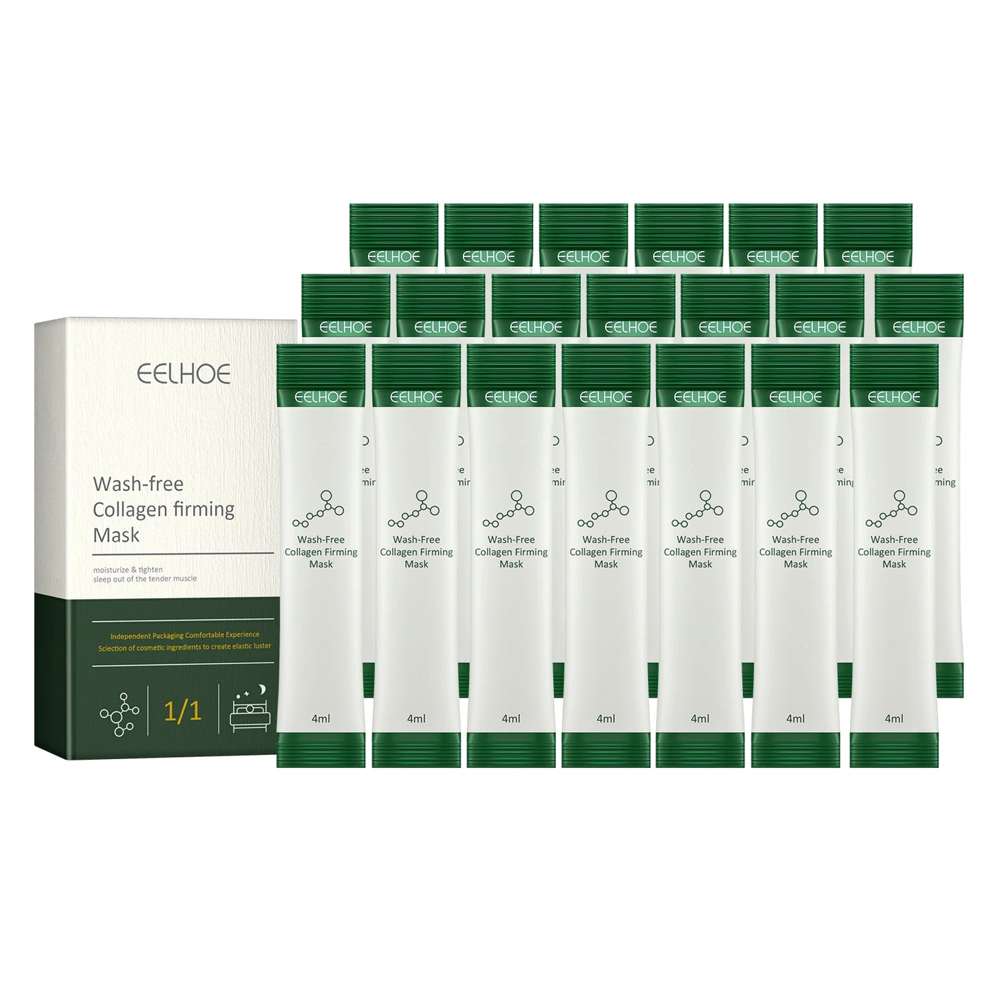 20-Pack Collagen Sleeping Mask – Anti-Aging, Firming & Hydrating