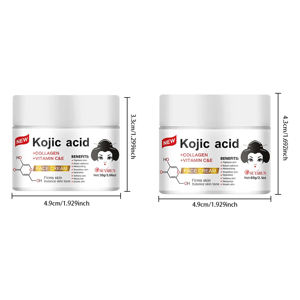SUYARUN Kojic Acid Brightening Cream | Propolis & Vitamin E