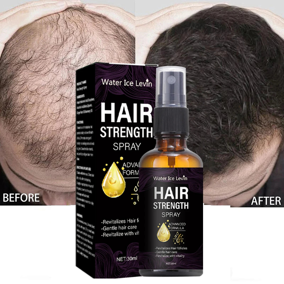 Biotin & Ginger Oil Hair Strength Spray – Frizz Control Mist