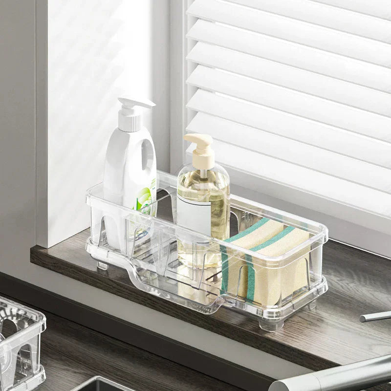 Kitchen Sink Drain Rack – Sponge Soap Shampoo Storage Shelf