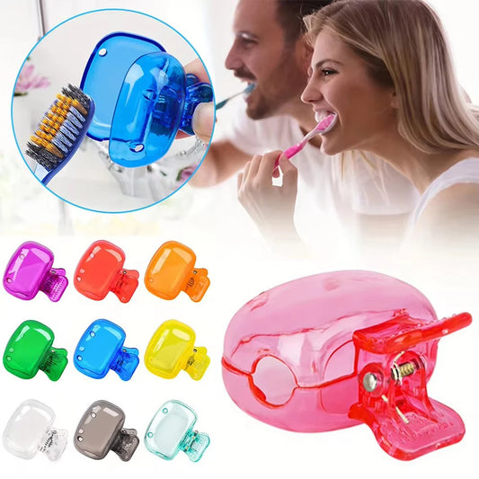 1PCS toothbrush storage clip travel essential toothbrush protective cover portable toothbrush case Peaceful Pleasures Health and Wellness
