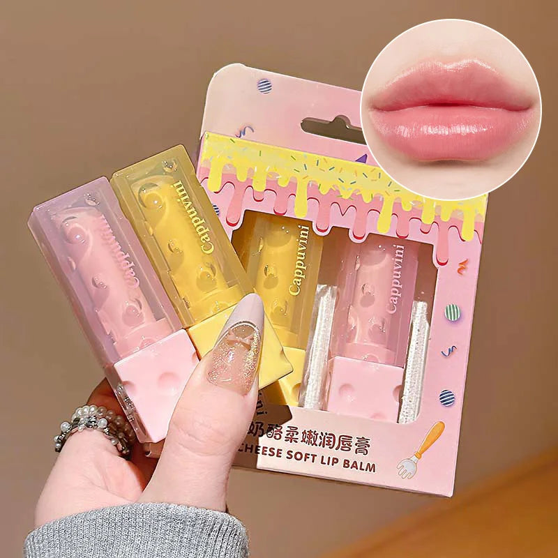 Cappuvini Cheese Lip Balm – Hydrating Lip Mask & Lipstick Base