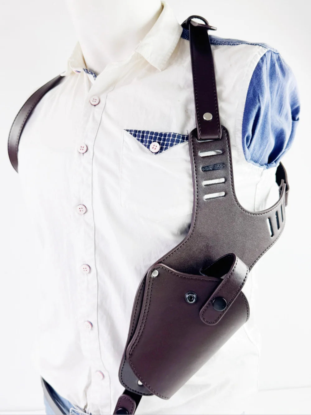 Concealed tactical hunting underarm holster PU Leather Gun for Carry Compatible general Handgun Adjustable Type Shoulder Peaceful Pleasures Health and Wellness