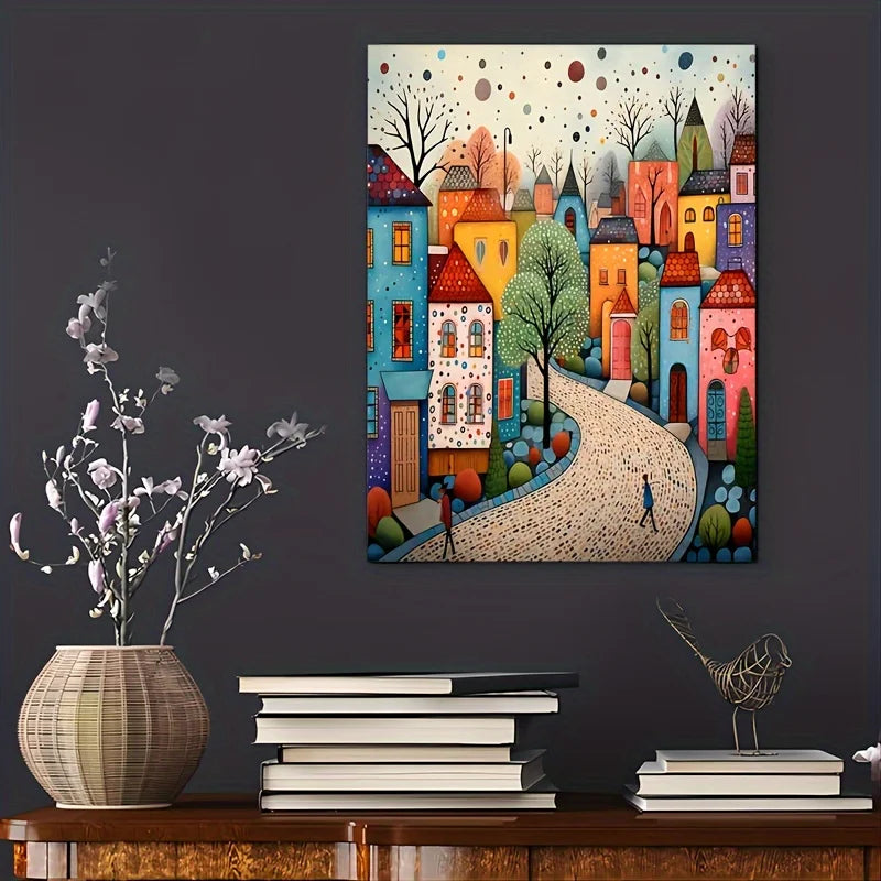 Chic Unframed Canvas Art Print | Modern Wall Decor Gift