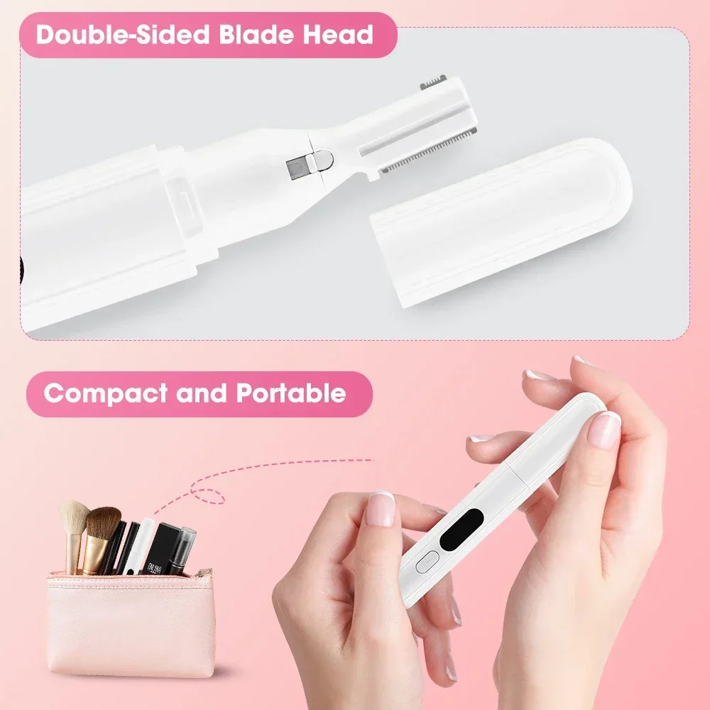 Ms.Dear Dual-Blade Rechargeable Electric Eyebrow Trimmer