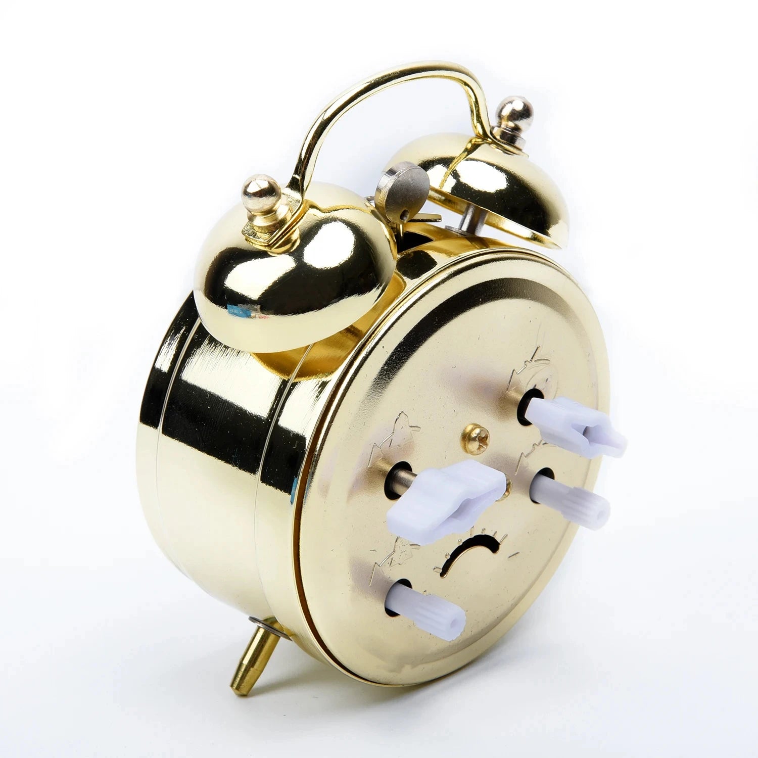1 Pcs Metal Mechanical Alarm Clock Intelligent With Mechanical Spring 7cm Compact Design Metal Texture Peaceful Pleasures Health and Wellness