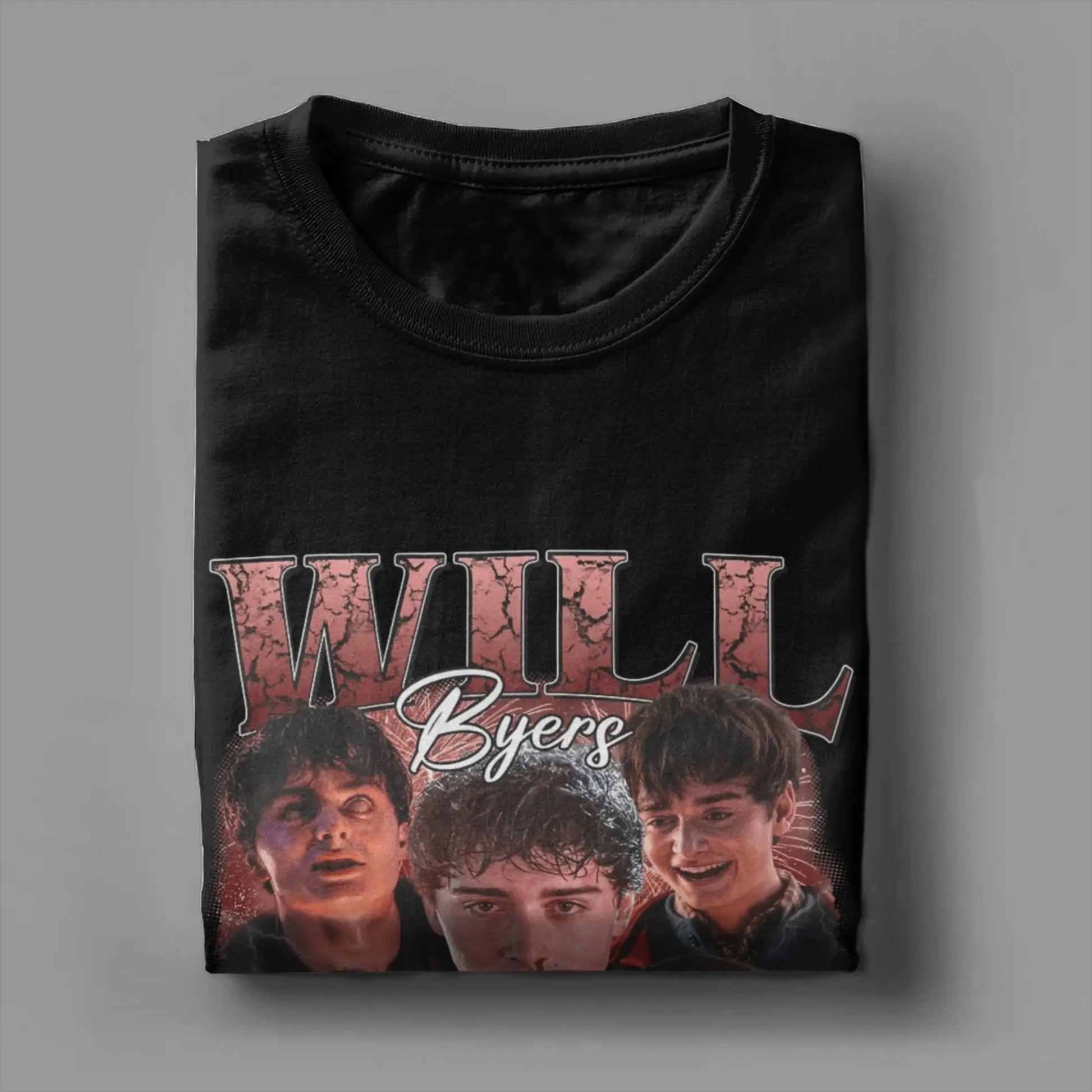 Men's Will Byers T Shirts TV Show 100% Cotton Clothes Vintage Short Sleeve O Neck Tee Shirt Gift Idea T-Shirts Peaceful Pleasures Health and Wellness