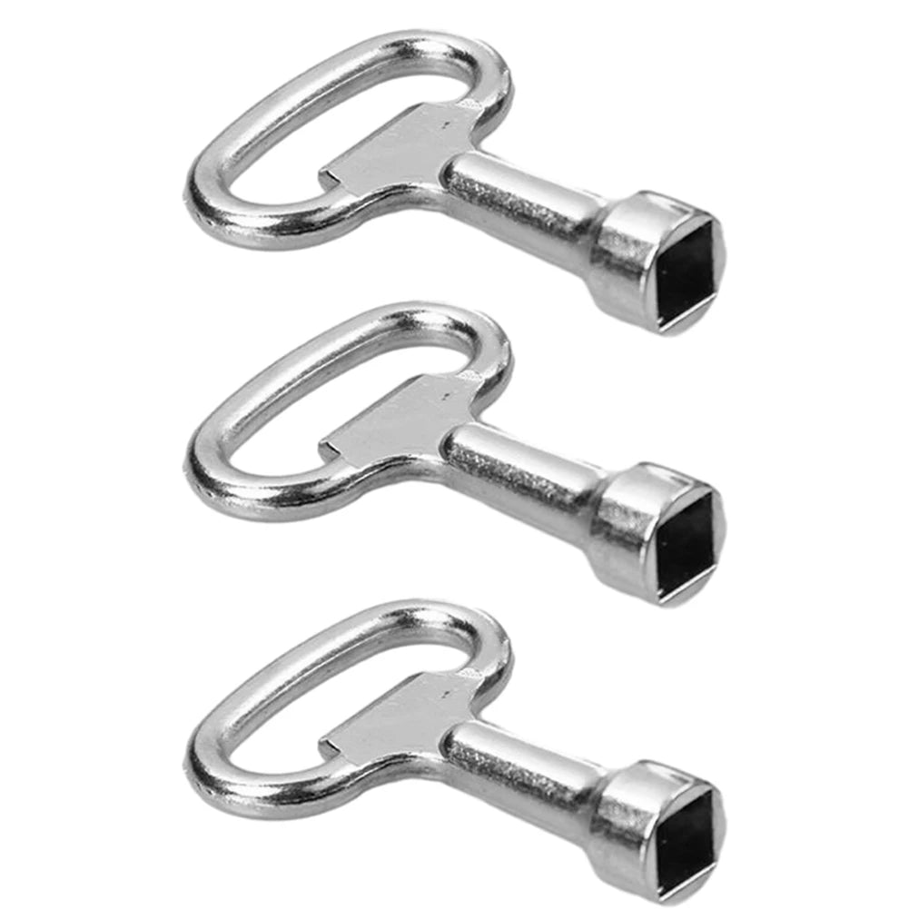 Square Key Water Tap Vent Heating Cabinet Door Lock Turn Tongue