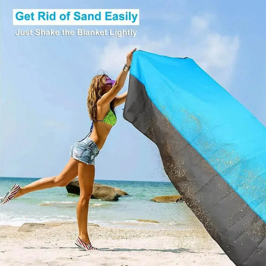 Waterproof Picnic Mat Outdoor Beach Mat Folding Portable Camping Mat Gingham Moisture Proof Lightweight Blanket with Pocket Peaceful Pleasures Health and Wellness