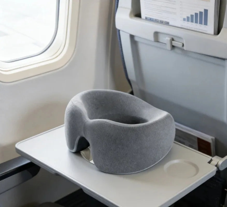 Memory Foam Face down Pillow Ergonomic Prone Resting Comfort Headrest for Home Massage Beauty Salon Peaceful Pleasures Health and Wellness