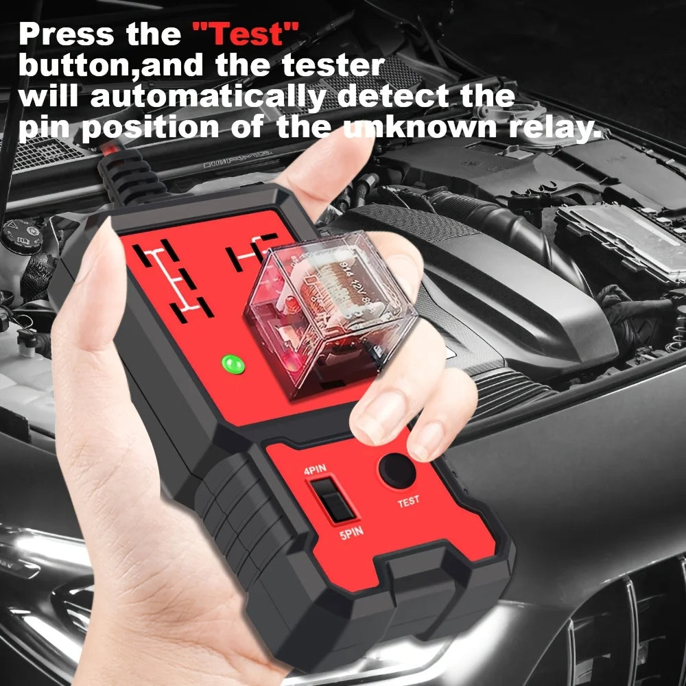 12V LED Car Battery & Relay Tester – Universal Auto Tool Peaceful Pleasures Health and Wellness
