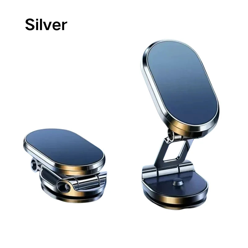 720° Rotation Foldable Magnetic Car Phone Holder Adjustable Universal Dashboard Stand Air Vent Mount GPS For iPhone Samsung Peaceful Pleasures Health and Wellness Silver