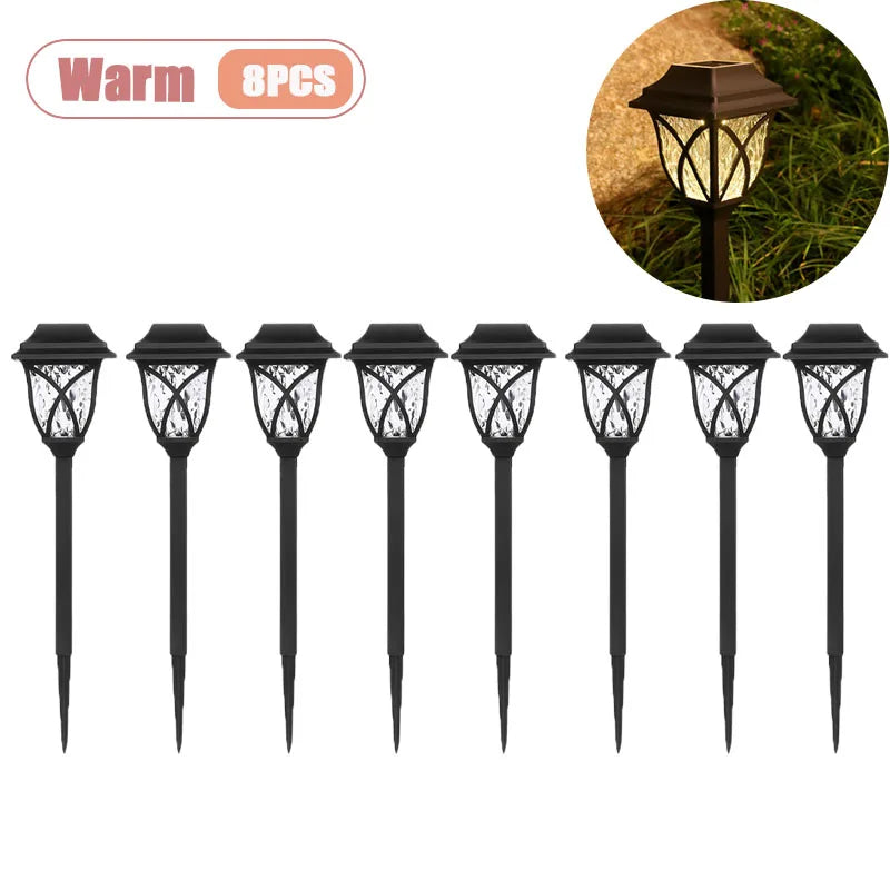 Waterproof Solar Lawn Spike Lights | Outdoor Garden Path Decor