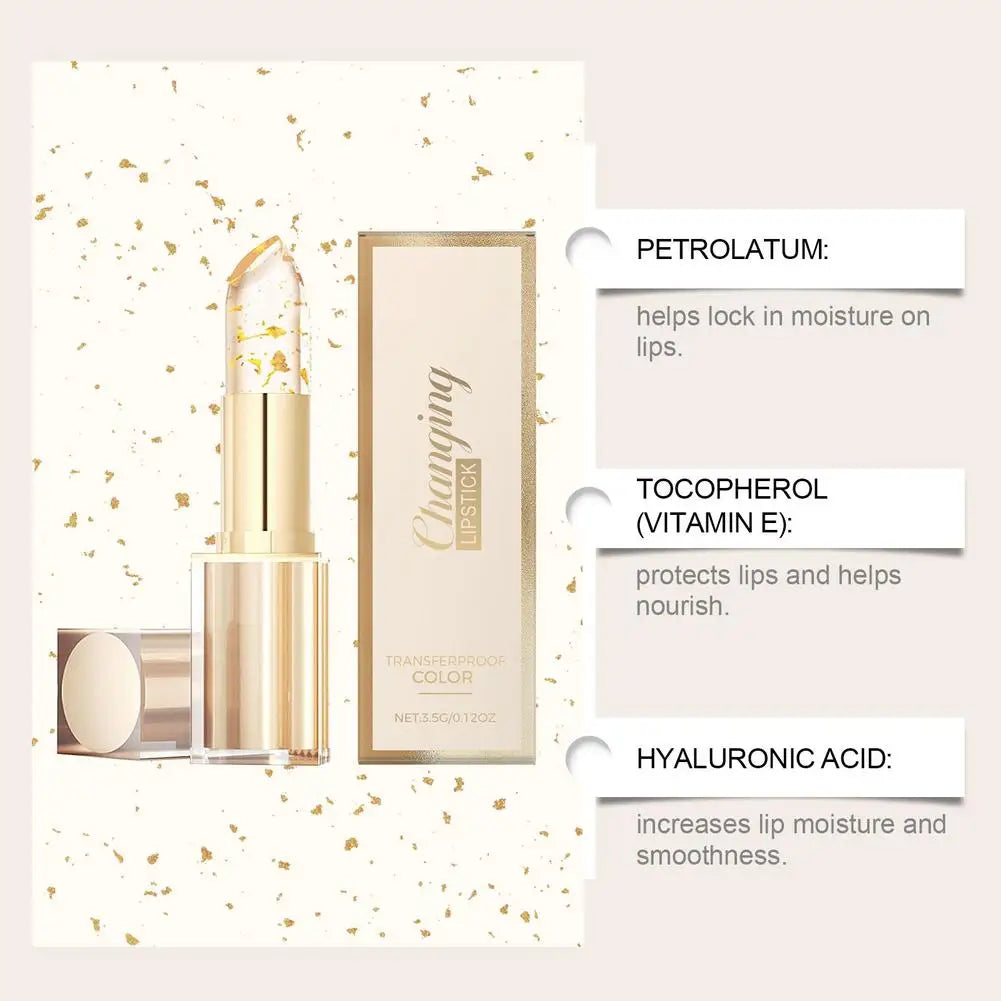 Color Changing Lipstick Deeply Moisturizing and Repairing Chapped Lip Lines Long Lasting 24H Moisturizing Glossy Shine Lip Gloss Peaceful Pleasures Health and Wellness