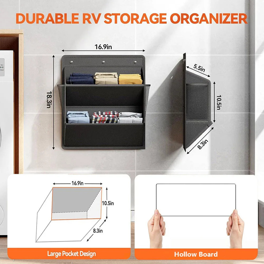 Over-the-Door Shoe Organizer | Large Pocket Hanging Shoe Rack
