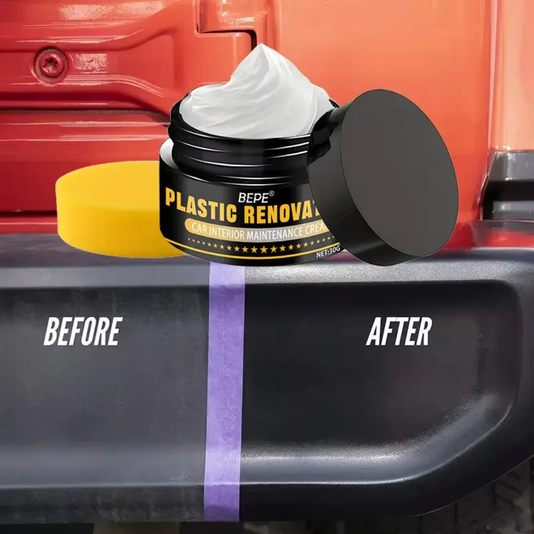 Plastic & Leather Renovation Cream – Car Interior Restorer