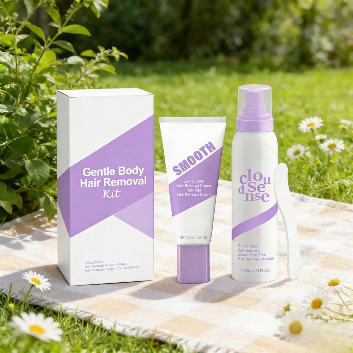 Body Hair Removal Cream Intimate Areas Women Shea Butter Smooth Skin Care Aloe Pain Free Moisturizing Hair Removal Mousse Spray Peaceful Pleasures Health and Wellness